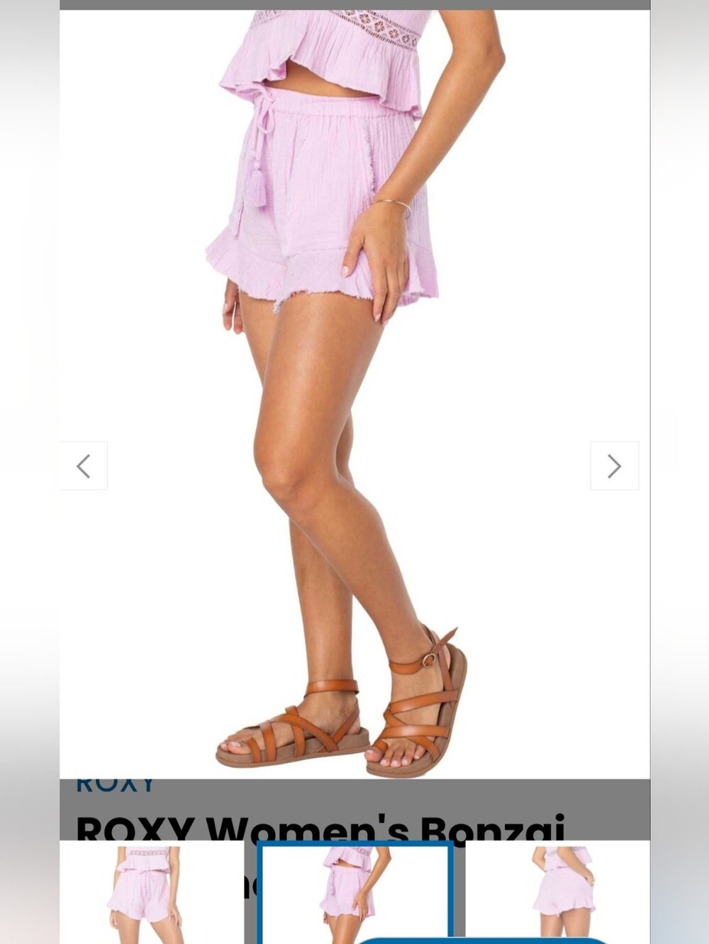 NWT Roxy Cami & Shorts Set L/XL - Picture 11 of 13